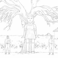 Squid Game. The Official Coloring Book