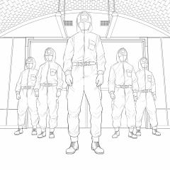 Squid Game. The Official Coloring Book
