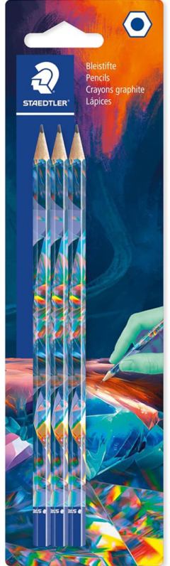 Set 3 creioane - HB Drawing Pencils Multiverse Edition