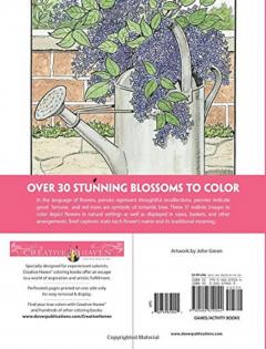 Creative Haven The Beautiful Language of Flowers Coloring Book