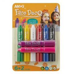 Set 6 markere pentru pictura pe piele