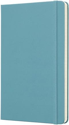 Carnet - Moleskine Classic - Large, Hard Cover, Ruled - Reef Blue