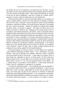 Din necuprinsul psihologiei umane