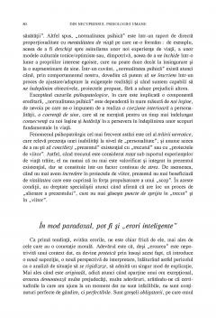 Din necuprinsul psihologiei umane