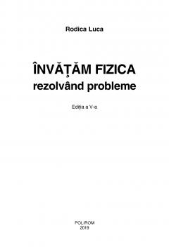Invatam fizica rezolvand probleme pentru gimnaziu