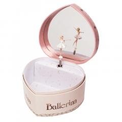 Cutie muzicala in forma de inima - Balerina