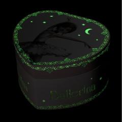 Cutie muzicala in forma de inima - Balerina