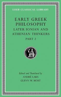 Early Greek Philosophy, Volume VII