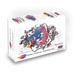 Puzzle din lemn 112 piese - Peste luptator