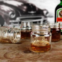 Set 4 pahare - Mason jar shot glasses, 50 ml