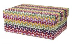 Cutie pentru cadou medie - Pansy Dot