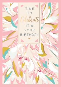 Felicitare - Time to Celebrate - Floral