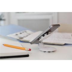 Suport pentru telefon cu ventuze - Alb
