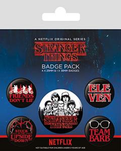 Set insigne - Stranger Things Log