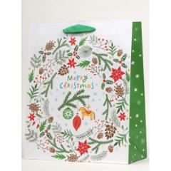 Punga cadou - X-Mas - Ramuri de brad