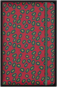 Carnet - Silk Hard Cover with Gift Box - Large, Ruled - Blue