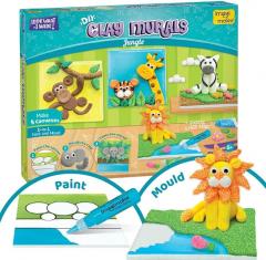 Set de modelat cu 5 tablouri - Jungle