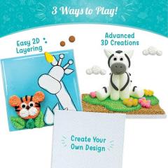 Set de modelat cu 5 tablouri - Jungle