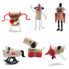 Kit decorativ pentru dopuri de pluta - Corkers Classics (mai multe modele)