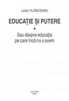 Educatie si putere