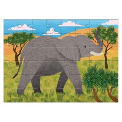 Mini Puzzle - African Elephant