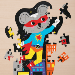 Puzzle 50 piese - Shaped - Superhero