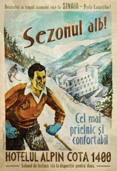Poster - Sezonul alb! Hotel Alpin Cota 1400