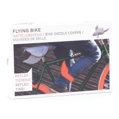Husa pentru saua bicicletei - Flying Bike argintie