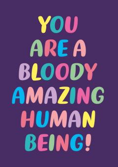 Felicitare - Amazing Human Being Birthday