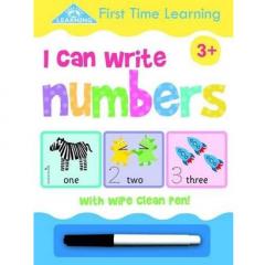 First Time Learning Wipe Clean I Can Write Numbers