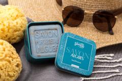 Sapun in cutie metalica, 100 g - Bien Algues