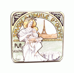 Sapun in cutie metalica, 400 g - Mucha 3