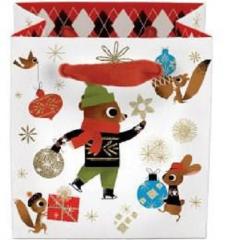 Punga cadou mini Bear and Otto at Christmas