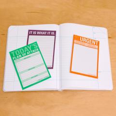 Post-it mare - Today's Plan of Attack