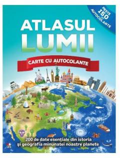 Atlasul lumii. Carte de autocolante
