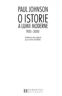 O istorie a lumii moderne