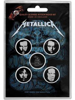 Set 5 insigne - Metallica - Wherever I May Roam