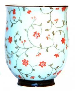 Ceasca pentru ceai cu motive florale