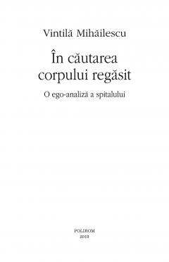 In cautarea corpului regasit