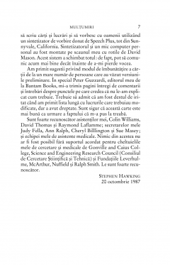 Scurta istorie a timpului