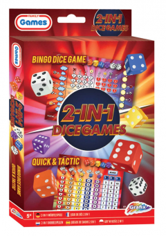 Joc - 2 in 1 Dice Games - Bingo Dice & Quick and Tactic