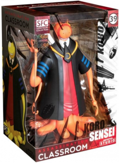 Set 2 Figurine - Assassination Classroom - Koro Sensei, Portocaliu