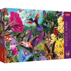 Puzzle Premium Plus Quality 1000 piese - Tea Time - Gradina cu colibri