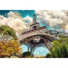 Puzzle Premium Plus Quality 1000 piese - Photo Odyssey - Turnul Eiffel din Paris, Franta