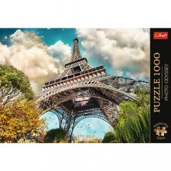 Puzzle Premium Plus Quality 1000 piese - Photo Odyssey - Turnul Eiffel din Paris, Franta