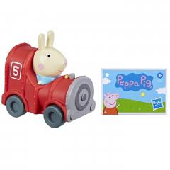 PEPPA PIG MASINUTA BUGGY LOCOMOTIVA SI FIGURINA IEPURASUL REBECCA 