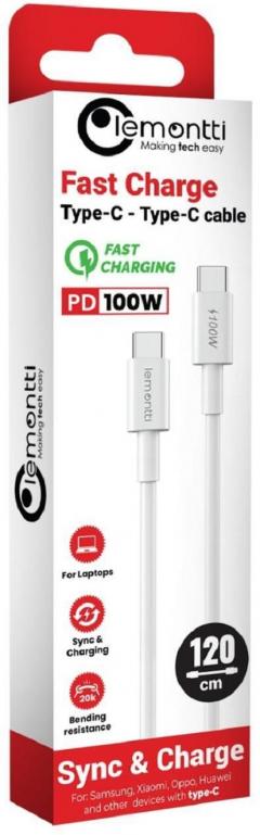 Cablu - Fast Charge Type-C la Type-C (100W)