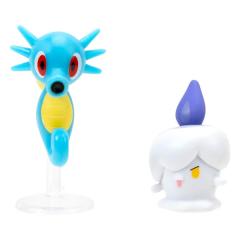 Set 2 figurine - Pokemon - Battle Figure Set - Litwick & Horsea