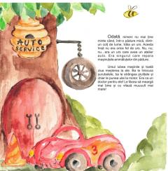 Ursul Mecanic Auto si Cursa de Masini (Editie bilingva)