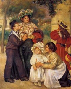 Felicitare Pierre Auguste Renoir - The Artist Family